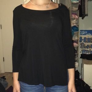 Black long sleeved shirt